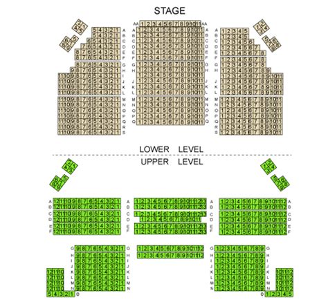 Broadway Theatre of Pitman Seating Chart