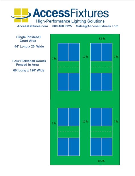 Access Fixtures Introduces Pickleball Court Lighting Packages