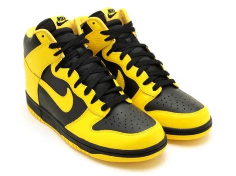 Nike Dunk High '08 - Black/Yellow