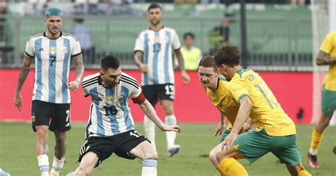 Messi nets his fastest Argentina goal in win over Australia in Beijing | Reuters