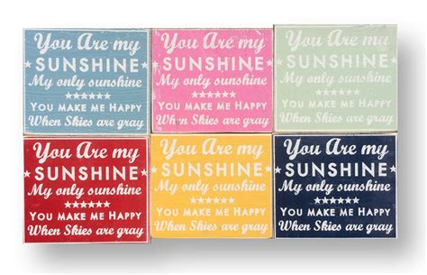 You Are My Sunshine 9x10 Rustic Wooden Sign You Are My | Etsy