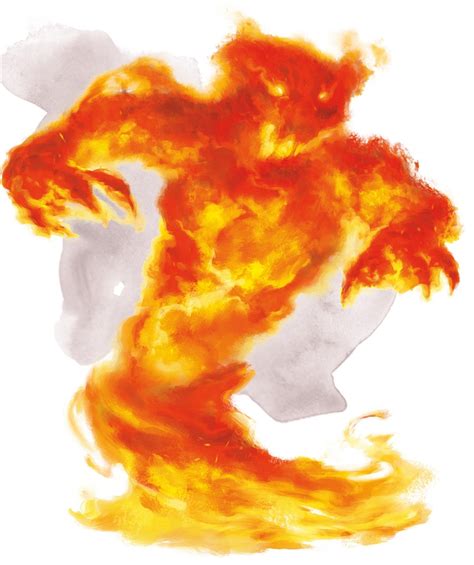 Fire Elemental » Monster Stat Block - DnD 5e