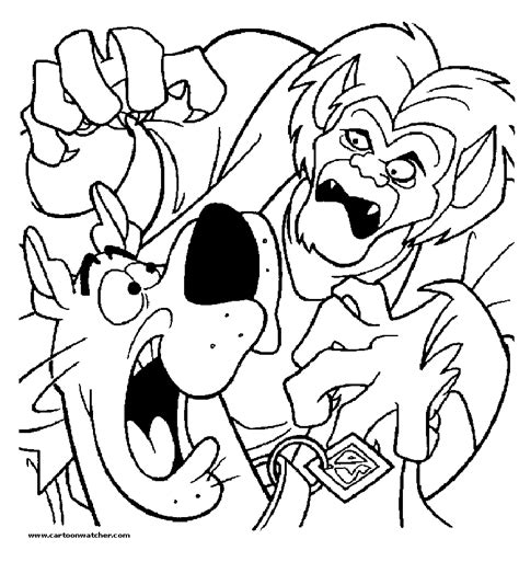 Scooby Doo Characters Coloring Pages - Coloring Home