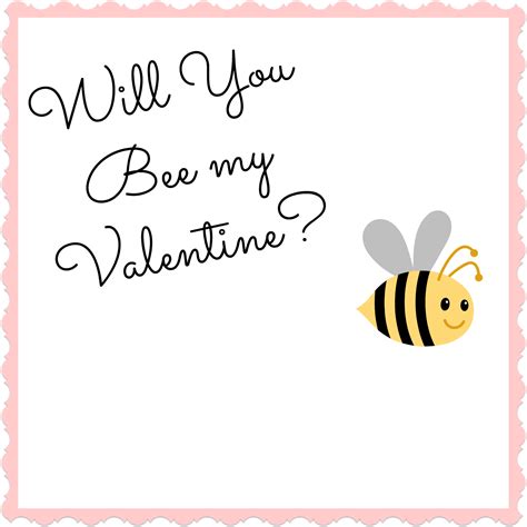 Bee My Valentine | Valentines bookmarks, Bee, Valentine