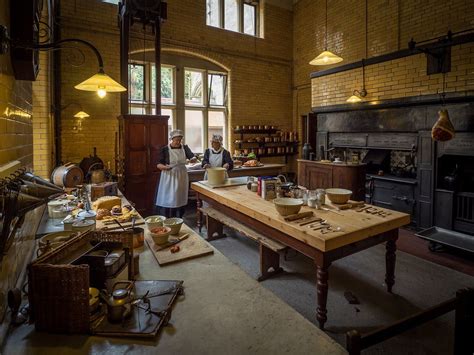 The kitchen at Cragside, Northumberland | Manor house interior, English manor houses interior ...