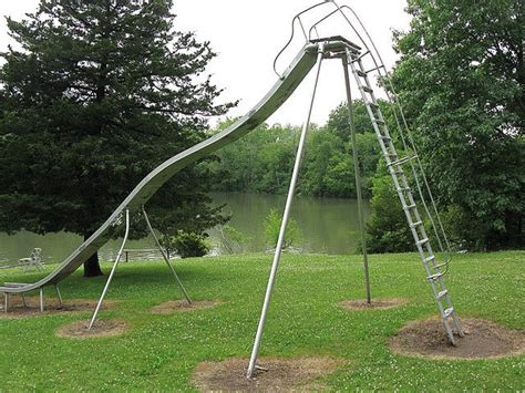 The big metal slide!! | Childhood memories, Playground equipment ...