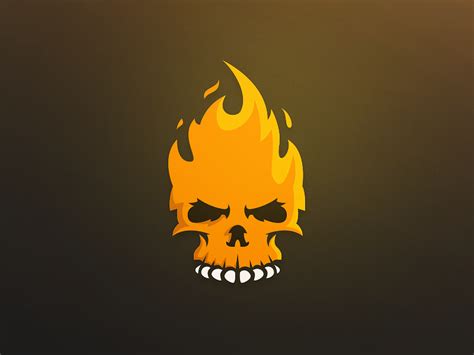 Travis Howell - Fire Skull Logo