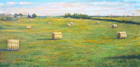 Hay Harvest Painting by Clay Hibbard - Fine Art America