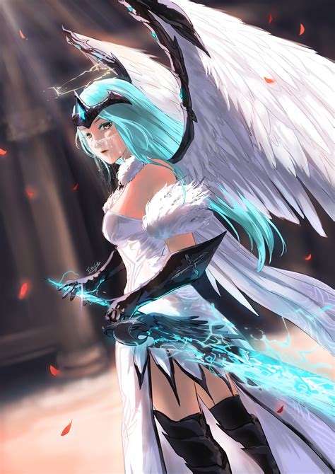 ArtStation - Fanart : Oc Angel of Rossdraws