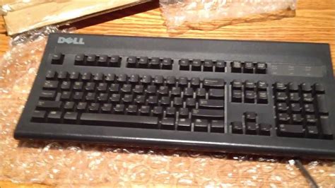 Dell AT-101W Black Alps Switch Mechanical Keyboard - YouTube