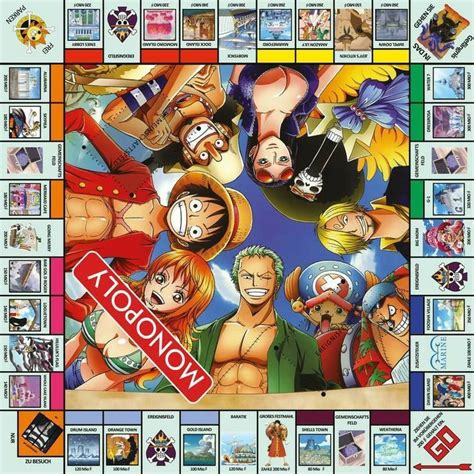 Anime Monopoly | Disney games, Paper toys template, Monopoly board