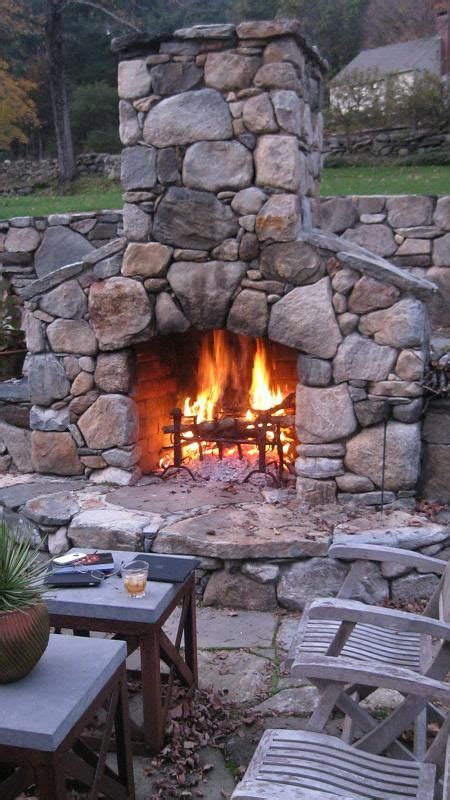 fieldstone fireplace. | ...fireplace and mantel... | Pinterest