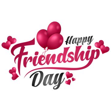 Friendship Day PNG Transparent Images Free Download | Vector Files | Pngtree