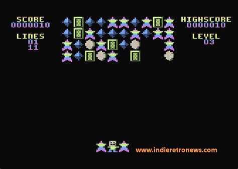 Indie Retro News: Gem Drop Deluxe - Gem clearing Arcade game for the Atari XL/XE