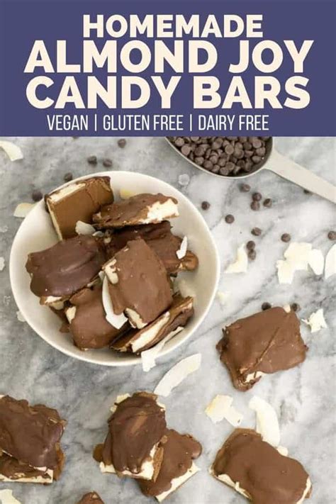 Homemade Almond Joy Candy Bars | Bites of Wellness