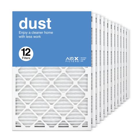 20x30x1 Pleated Air Filter MERV 8 12-Pack | DiscountFilters.com