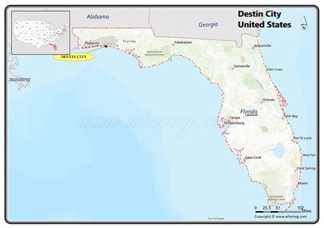 Map Of Fl Destin Florida