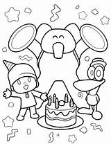 Pocoyo Coloring Pages sketch template