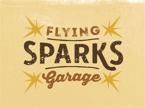 Flying Sparks Garage by Charlie Chauvin on Dribbble