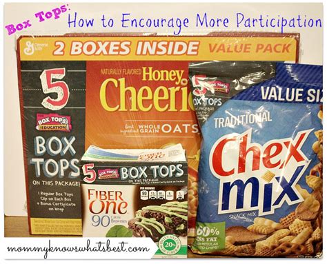 Box Tops for Education: How to Encourage More Participation