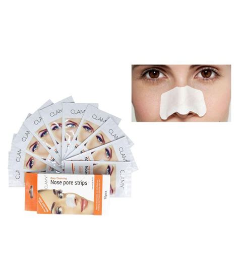 SPERO Clamy Nose Pore Strips Blackhead Removel Wax Strips + Wipes for ...