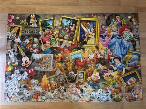 5,000 piece Disney Ravensburger puzzle. My biggest one yet! : r ...