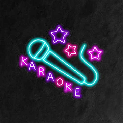 Karaoke Neon Sign | Sing and Shine | The Art Neon