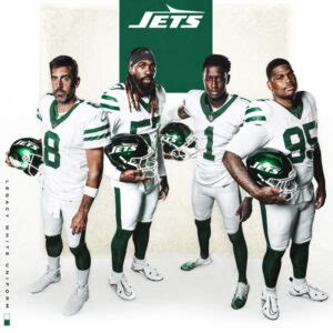 New York Jets Unveil Legacy White Throwback Uniforms