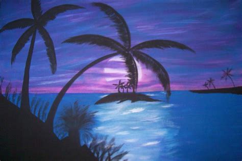 Island Sunset Painting by Paula Ferguson - Fine Art America