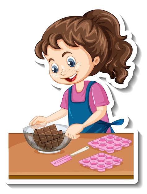 Girl baking Vectors & Illustrations for Free Download | Freepik