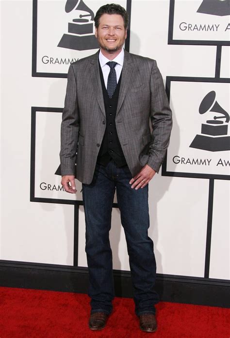 Blake Shelton Picture 77 - The 56th Annual GRAMMY Awards - Arrivals