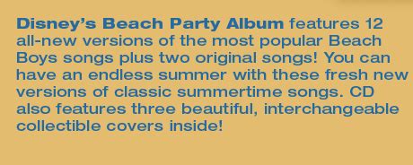 Walt Disney Records - Song Albums - Beach Party