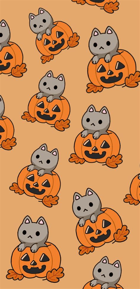 Pumpkin cat wallpaper – Artofit