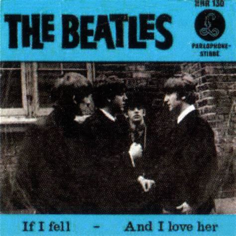 If I Fell single artwork – Netherlands | The Beatles Bible