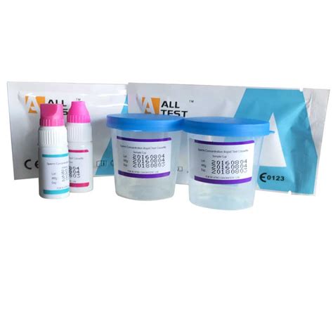 Male Fertility Kit / Sperm Concentration Test - Zoom Baby