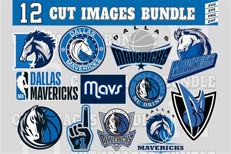 12 Styles NBA Dallas Mavericks Svg, Dallas Mavericks Svg, Dallas ...