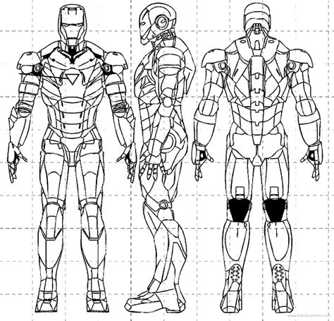 Iron Man Suit Blueprints Download