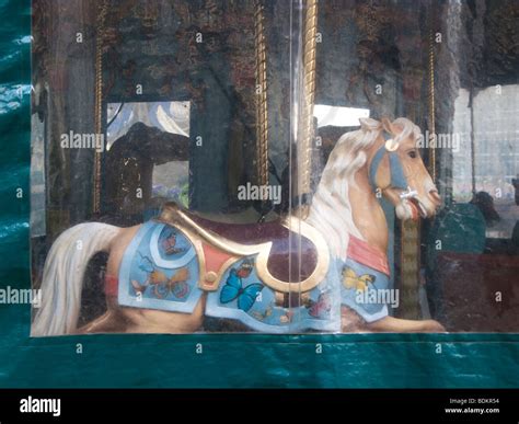 Carousel in Bryant Park, New York Stock Photo - Alamy