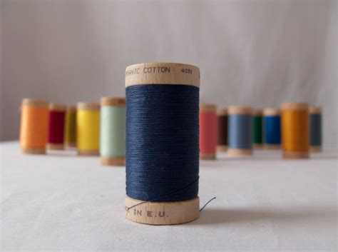 Organic Cotton Sewing Thread. 4 Spools. - Etsy