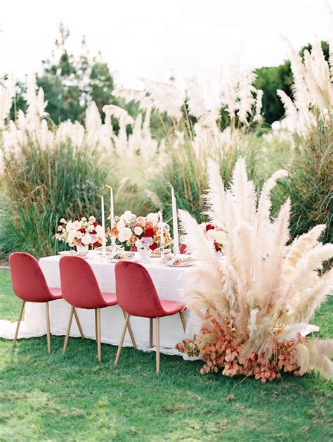 Pampas Grass Wedding in San Diego Featured on Style Me Pretty