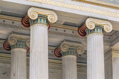 2seeitall - Ionic columns of the Academy of Athens, Greece | Ancient greek architecture, Ancient ...