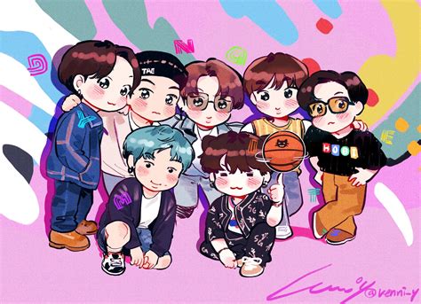 베니🐰💕 on Twitter | Bts desenho, V chibi, Imagens bts