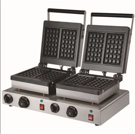 110V 220V double bakers commercial Liege waffle maker_ egg waffle maker ...