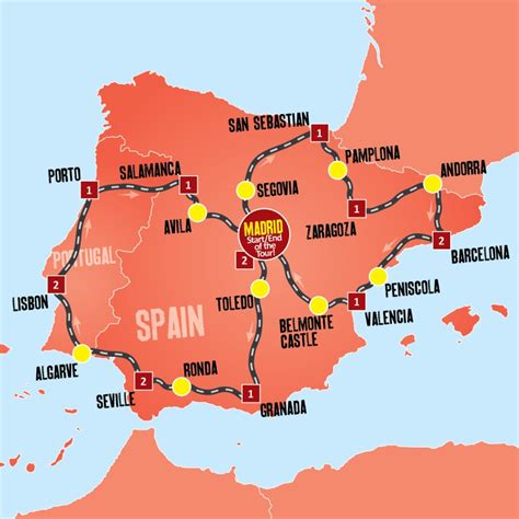 15 Days Spain And Portugal Itinerary - itineraryy