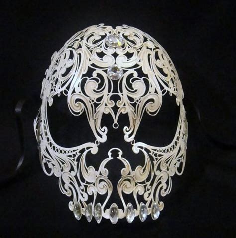 #skull mask by Cocone on Etsy, absolutely gorgeous! I love this kind of ...