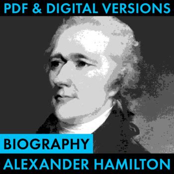 Alexander Hamilton Biography Research, Hamilton Biography PDF & Google ...