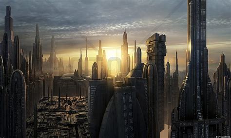 Coruscant Skyline Wallpaper