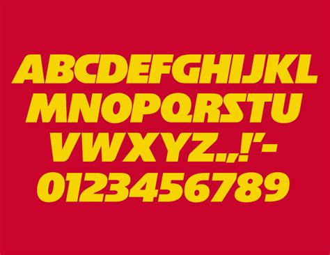 Image gallery for NFL Chiefs font - FontSpace