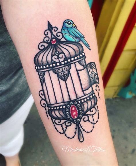 Birdcage tattoo | Sleeve tattoos for women, Cage tattoos, Sleeve tattoos