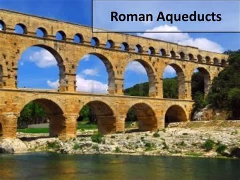 Roman Aqueducts System